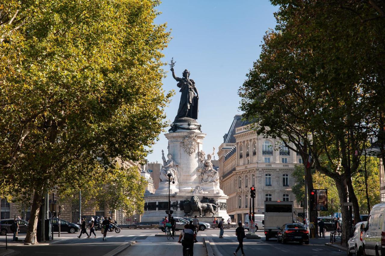 Hotel Au Coeur De Republique 巴黎 外观 照片